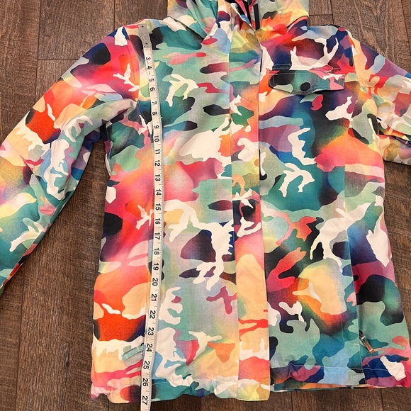 Roxy Multicolor Hooded Jacket - Picture 7 of 7